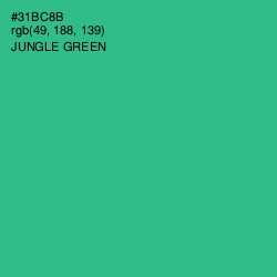 #31BC8B - Jungle Green Color Image